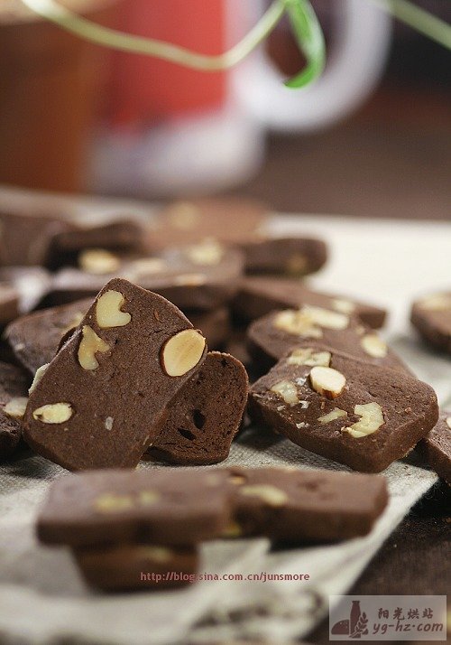 巧克力坚果方块饼干的做法——烤出棱角分明好饼干