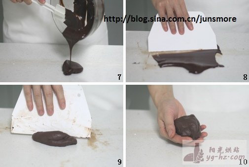 超详细步骤图---五种手工巧克力花的捏制方法