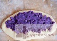紫薯麻花面包的做法图解4