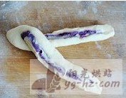 紫薯麻花面包的做法图解6
