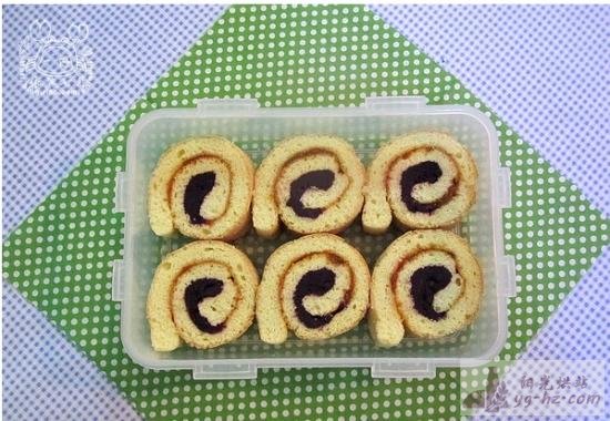 紫薯海绵蛋糕卷的做法
