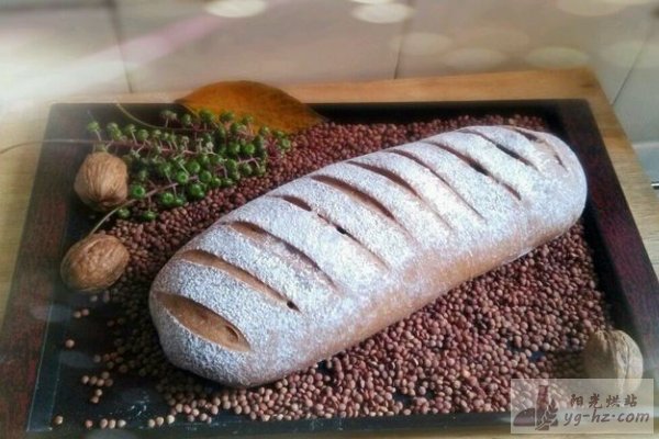 红糖核桃面包的做法