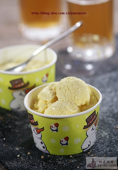 居家自制冰淇淋---芒果冰淇淋