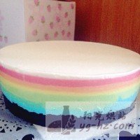 彩虹冻芝士蛋糕的做法图解7