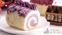 紫薯蛋糕卷的做法视频