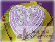 紫薯心形慕斯蛋糕的做法