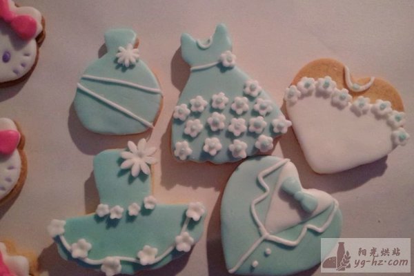 婚礼超漂亮翻糖饼干的做法