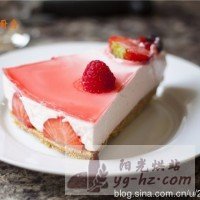 曼步厨房 - 鲜草莓芝士蛋糕的做法图解10
