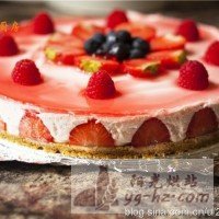 曼步厨房 - 鲜草莓芝士蛋糕的做法图解9
