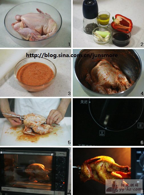 烤鸡是烤箱的必修课---黑椒烤鸡（长帝特约食谱）