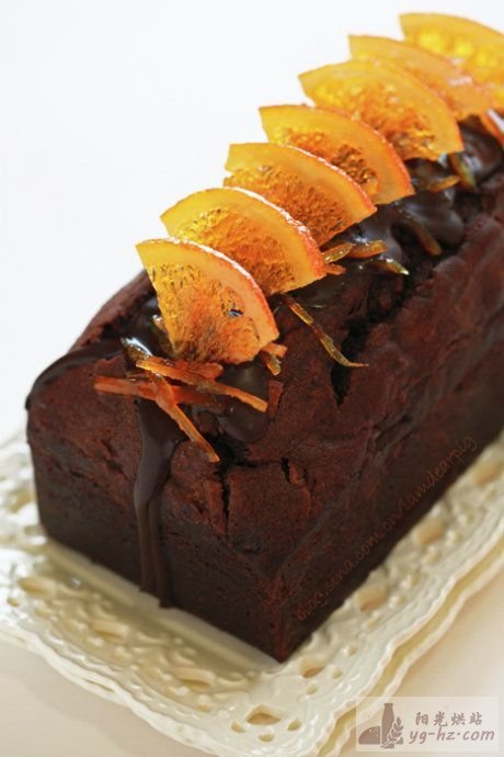 香橙巧克力磅蛋糕的做法