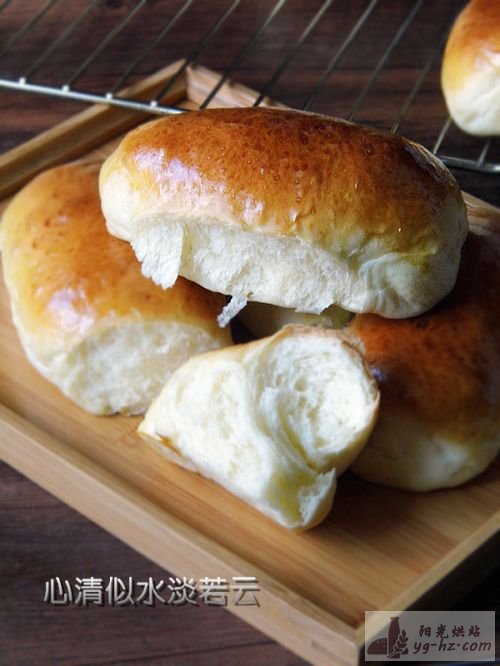 松软原味小面包的做法