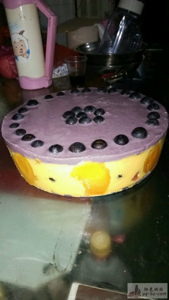 芒果慕斯蛋糕（10寸，超级好吃）的做法