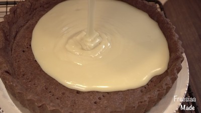 白巧克力树莓塔（视频菜谱）的做法 步骤17