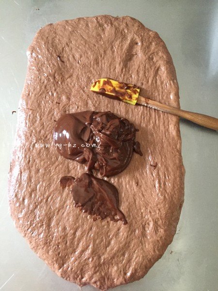 火遍Instagram的爆浆巧克力吐司~附原味吐司配方的做法 步骤6