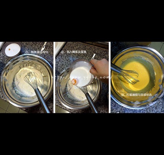 流心奶黄月饼的做法 步骤3