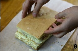 【君之】拿破仑酥（含千层酥皮、蛋糕片、奶油霜详细做法）的做法 步骤50