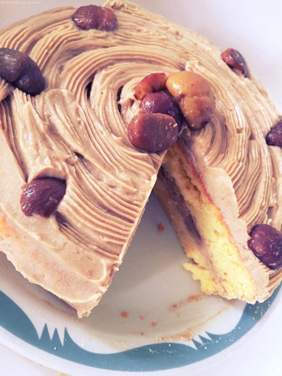 The Humble Hostess: 巧克力栗子蛋糕 Chocolate and Chestnut Cake