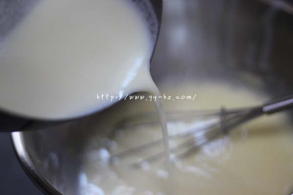 日式豆乳盒子蛋糕的做法 步骤5
