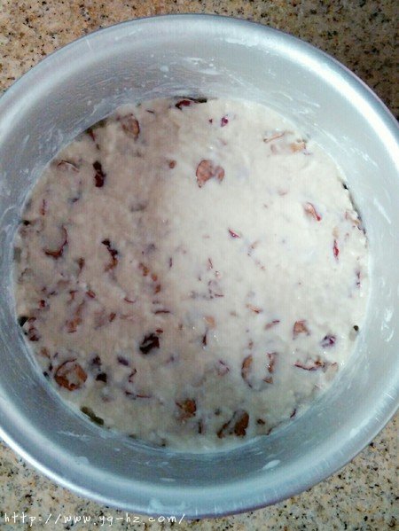 奶香红枣养生糕（简易酵母版）的做法 步骤9