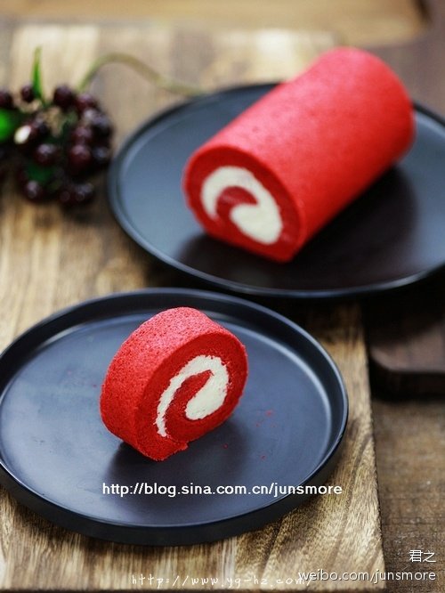 让人惊艳的红丝绒蛋糕卷