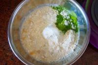 抹茶豆沙小面包（无油脂）的做法 步骤2