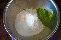 抹茶豆沙小面包（无油脂）的做法 步骤1