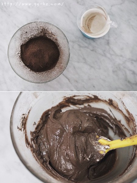 法国总统烘焙学院－香草巧克力大理石磅蛋糕的做法 步骤8