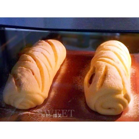 香肠（培根）芝士面包-老面版的做法 步骤7