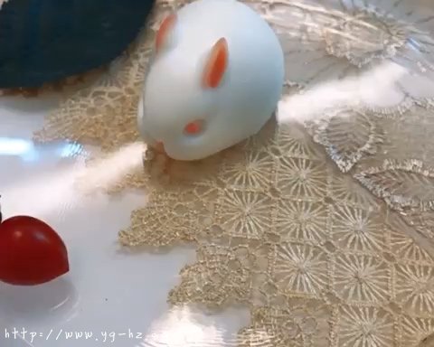 兔子布丁奶冻有颜值的美食的做法 步骤5
