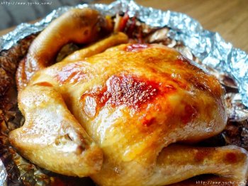 超好吃巨简便的焖烤豉油三黄鸡的做法步骤图