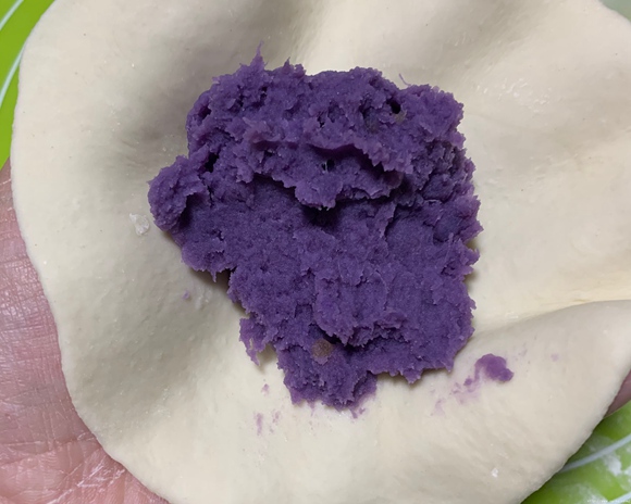 无油低脂紫薯饼的做法 步骤5