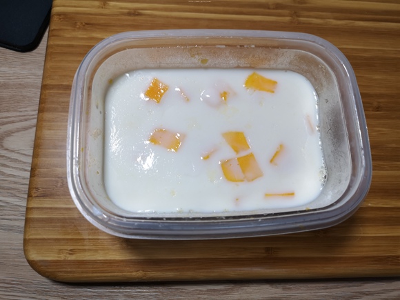 超快手的椰奶芒果糕（椰树椰汁版）的做法 步骤10