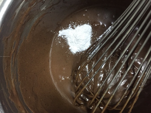 巧克力酱可可华夫饼（松软快手糯米粉版）的做法 步骤6