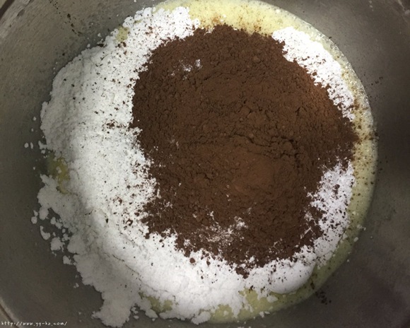 巧克力酱可可华夫饼（松软快手糯米粉版）的做法 步骤5