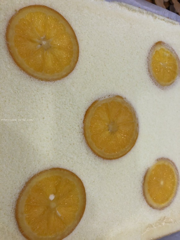 香橙蛋糕卷（好看好香好吃)的做法 步骤14