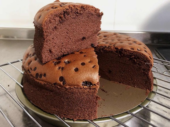 巧克力古早蛋糕，绵润浓郁，不塌陷，零失败的做法 步骤13