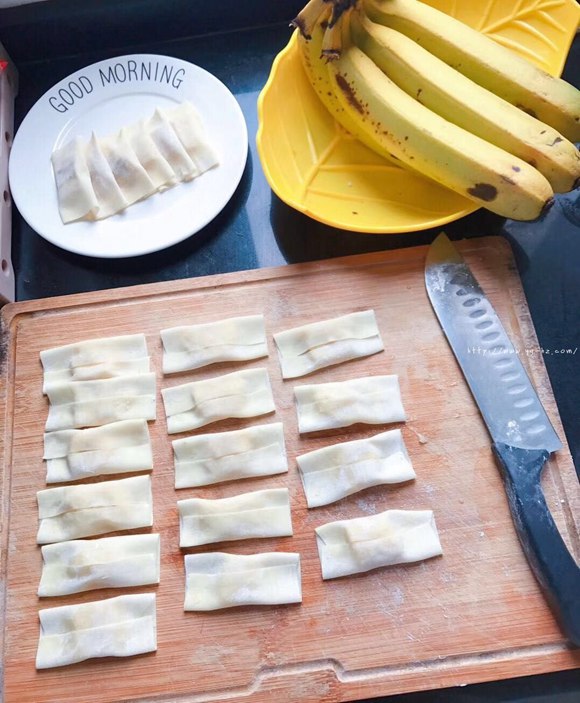 香蕉派（饺子皮版）的做法 步骤4