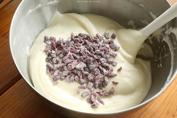 蔓越莓酸奶戚风蛋糕的做法 步骤9