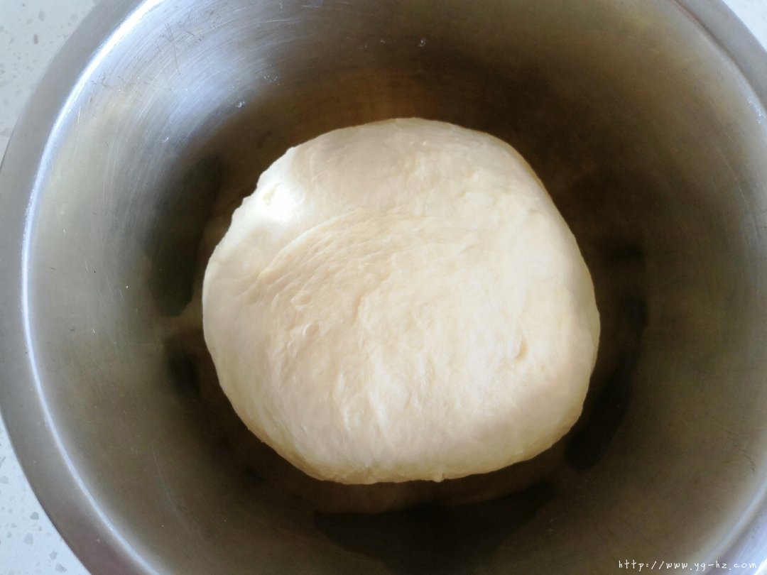 蔓越莓椰蓉面包（手揉版）的做法 步骤4
