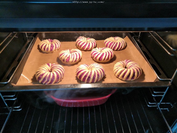紫薯面包圈的做法 步骤12