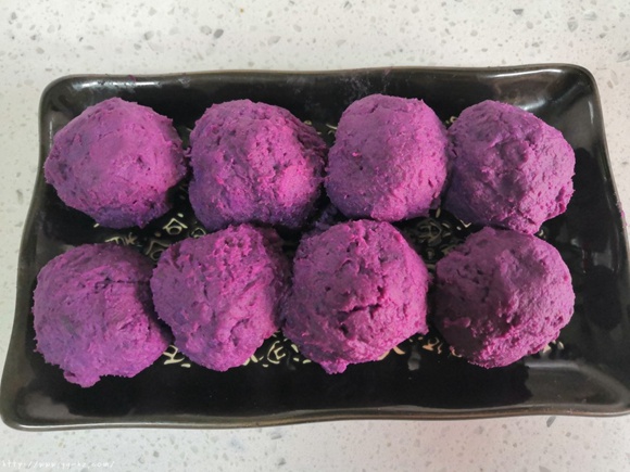 紫薯面包圈的做法 步骤4
