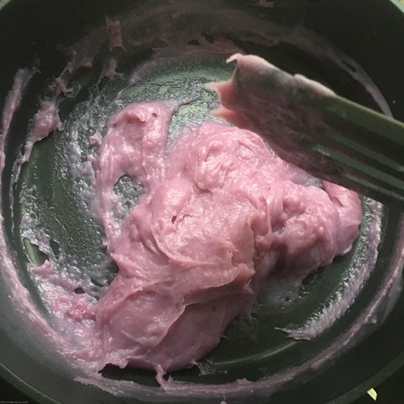 手残党也能做的紫薯牛奶小方的做法 步骤8