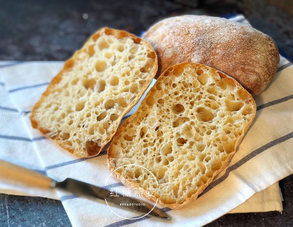 意大利恰巴塔面包的做法 步骤13