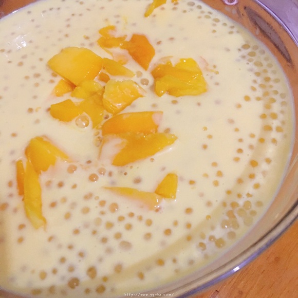 芒果牛奶汁的做法步骤图，怎么做好吃 - 君之博客|阳光烘站