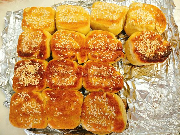 蜂蜜小面包(家庭小试→小烤箱版)的做法