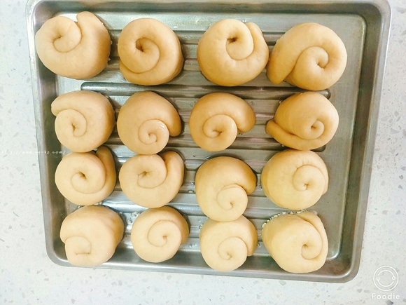 蜂蜜小面包(家庭小试→小烤箱版)的做法 步骤17