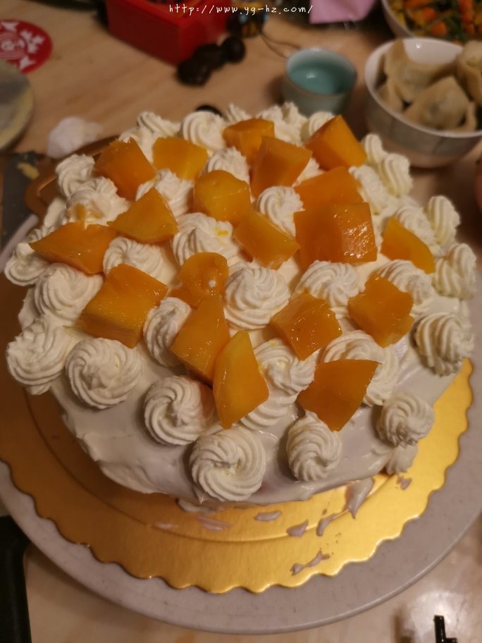 芒果奶油蛋糕的做法 步骤25