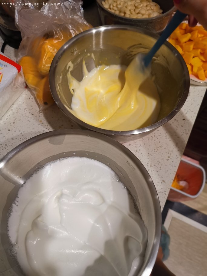芒果奶油蛋糕的做法 步骤13