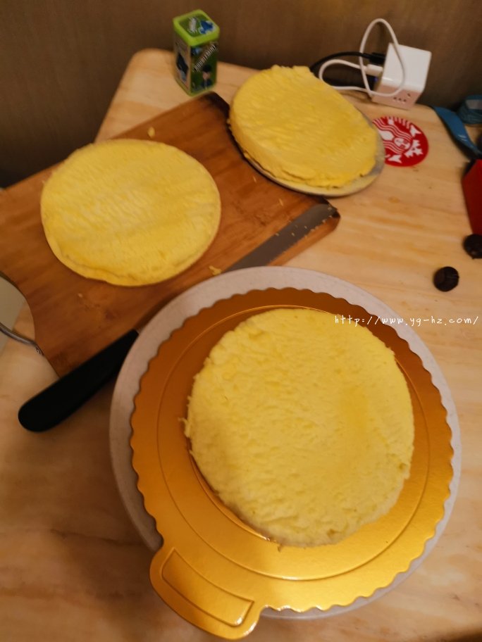 芒果奶油蛋糕的做法 步骤22
